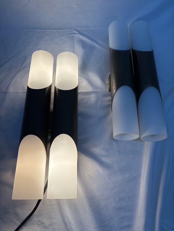 Image 1 of Vintage space age wall lamps Rolf Krüger, Paul Neuhaus Leuchten
