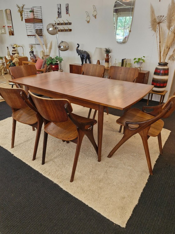 Image 1 of Set of 6 Vintage Danish Chairs – Arne Hovmand-Olsen