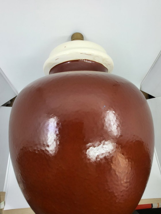 Image 1 of Grote keramische lamp van Hubert Olivier, Frankrijk
