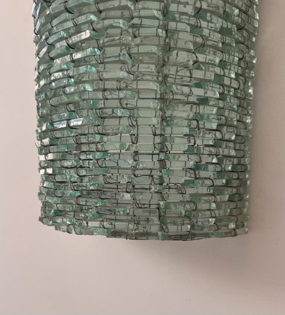 Applique vintage XL vetro e metallo, Francia 1960 – Glass (photo 5 of 11)