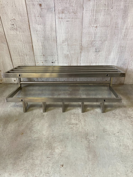 Image 1 of Porte-manteaux inox 80's