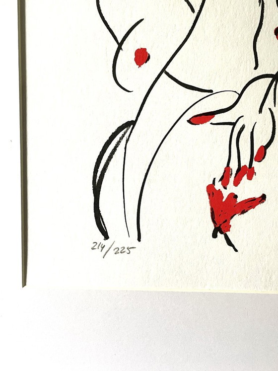 Peter Diem (1945)  - Wulpse vrouw – Litho's & Zeefdrukken, Plexiglass (photo 4 of 5)