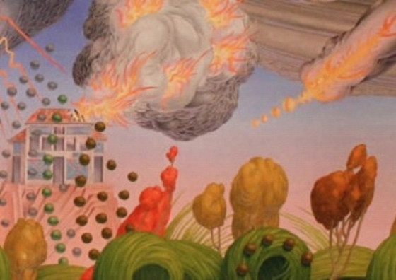 Wolfgang Hutter “The Garden and the Burning House” Hand-Signed Giclée Print, 2014 – Art Prints, Paper (photo 3 of 5)