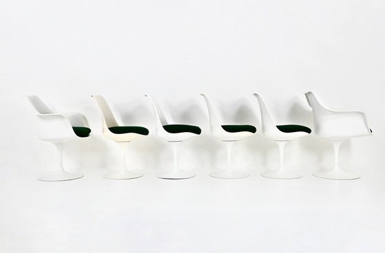 Image 1 of Sedie da pranzo Tulip di Eero Saarinen per Knoll International, anni '70, set di 6