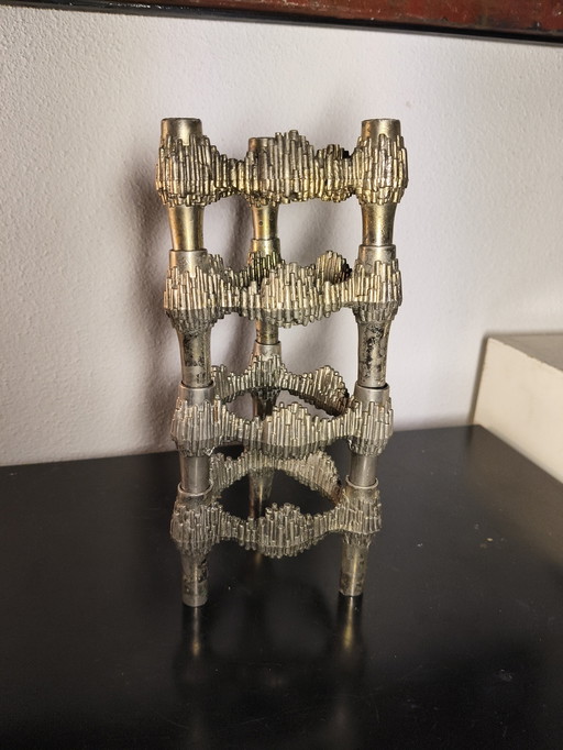 Candelieri brutalisti Variomaster Quist Nagel dal design vintage