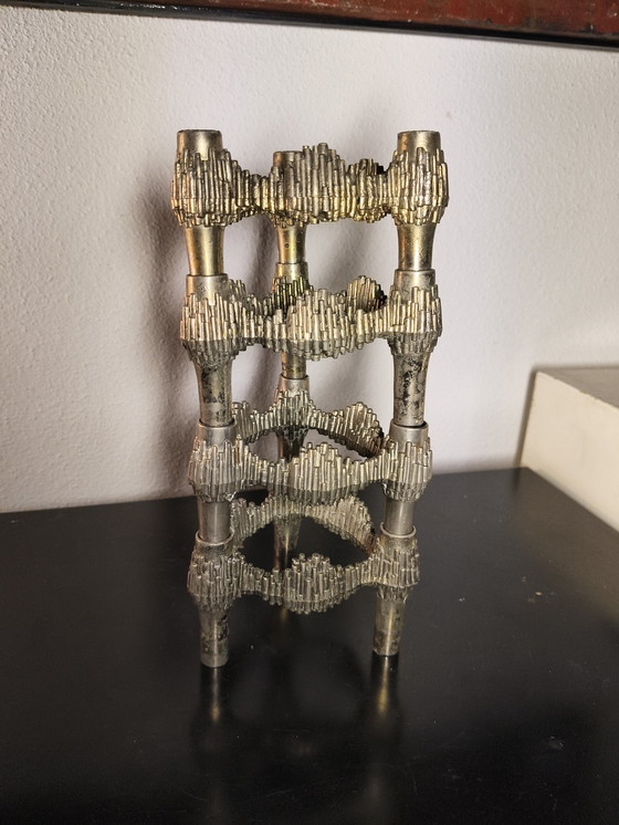 Image 1 of Candelieri brutalisti Variomaster Quist Nagel dal design vintage