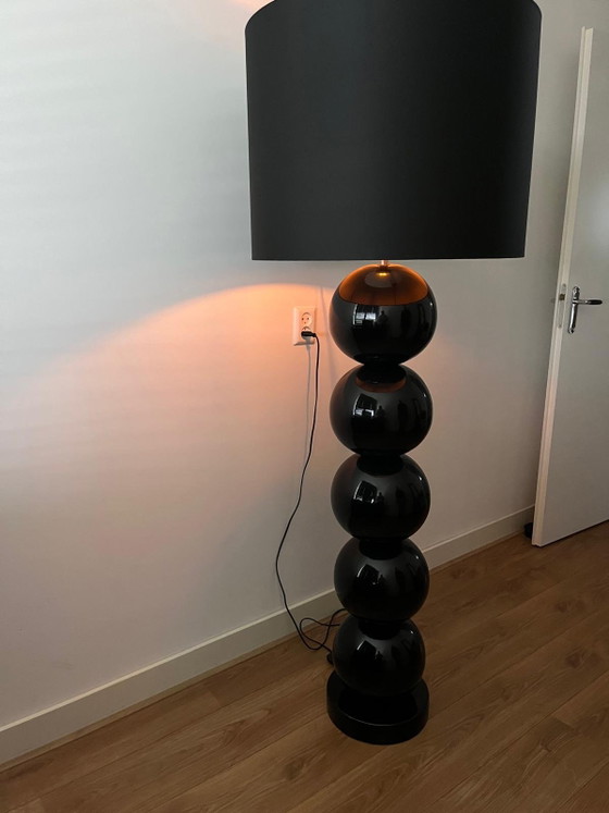 Milano Stout Verlichting Vloerlamp 5 Bol Zwart 170x60 cm. ZGAN – Vloerlampen, Ceramic (photo 2 of 8)