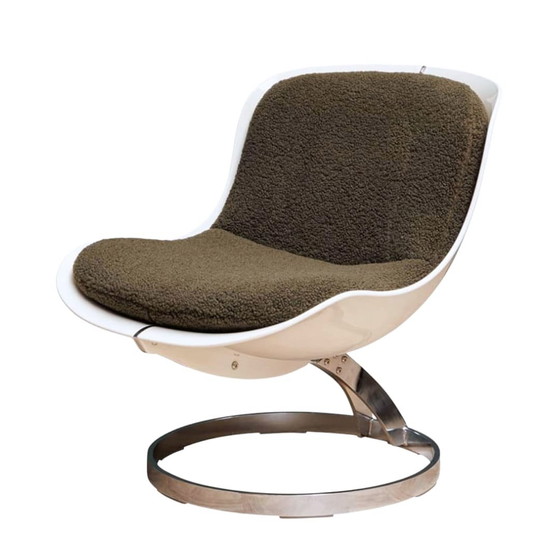 Image 1 of Sillón Goldfinger, after Michel Cadestin, estilo Space Age, fibra de vidrio y acero cromado, 90’s – Francia