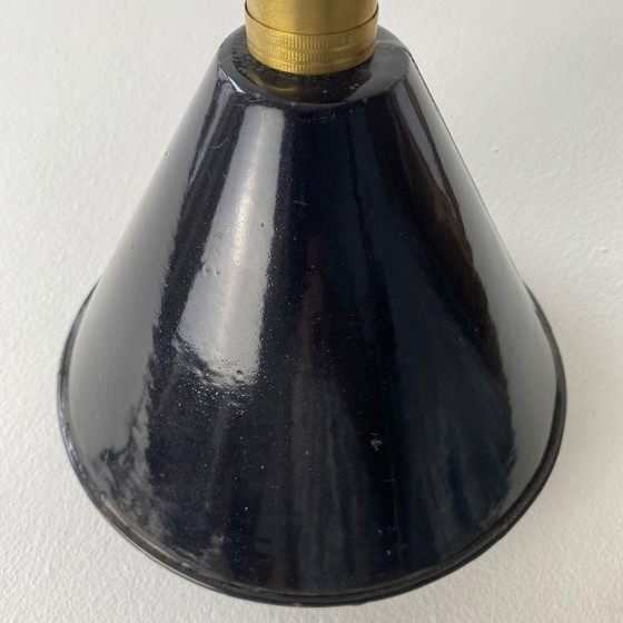 Image 1 of Antieke industriële wandlamp met 3 armen