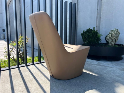 Vitra Monopod Ledersessel