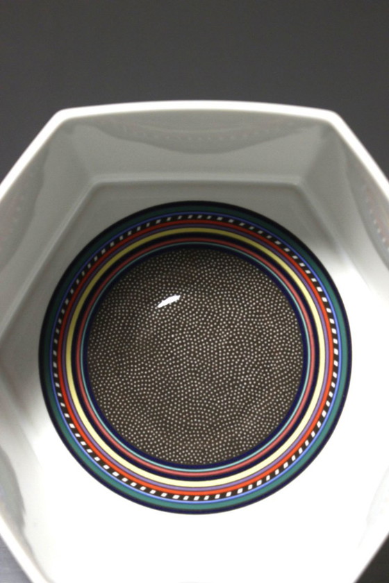 Barbara Brenner & Rosenthal - Zeshoekige Kom Scenario Metropol Design Memphis – Servies, Ceramic (photo 5 of 9)