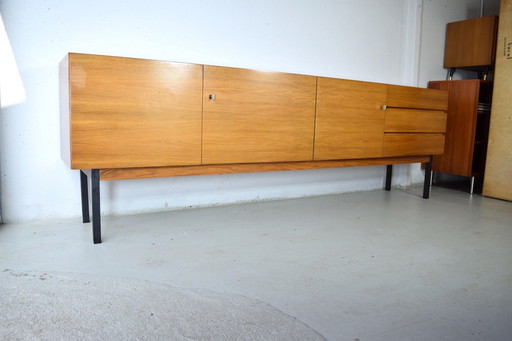 Large Mid Century Sideboard Vintage Dresser Cabinet Cupboard 