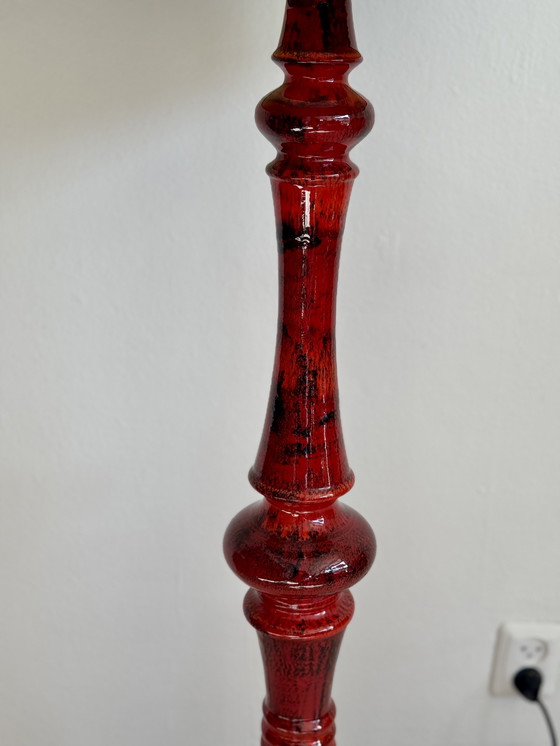 Image 1 of Lampada da terra vintage in ceramica Hustadt Leuchten