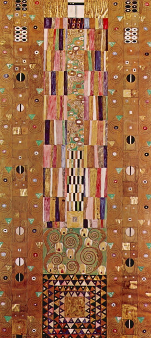 Gustav Klimt---Design (on canvas)