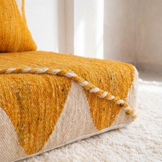 Handgefertigtes marokkanisches Bodensofa – Geschenke, Cotton, Textile (photo 7 of 10)