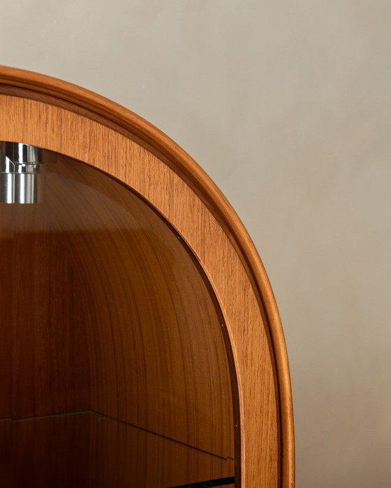 Vitrine arquée Mid Century par Brinkmann, années 1980 – Bois (photo 15 of 20)