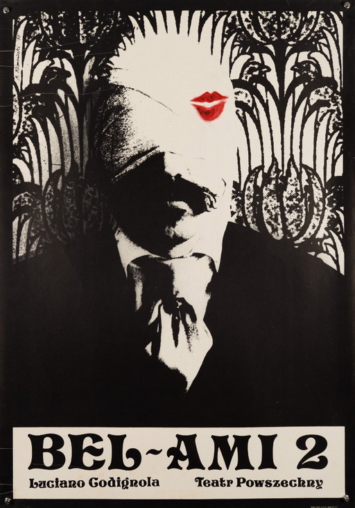 Bel-Ami 2 – 1975 – Cartel de cine original de época – Diseño polaco vintage – 97x68 cm – posters, Paper