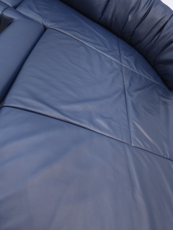 Image 1 of De Sede ds 165 Azul L Sofá Desede Sofá de diseño Sofá funcional Hugo de Ruiter