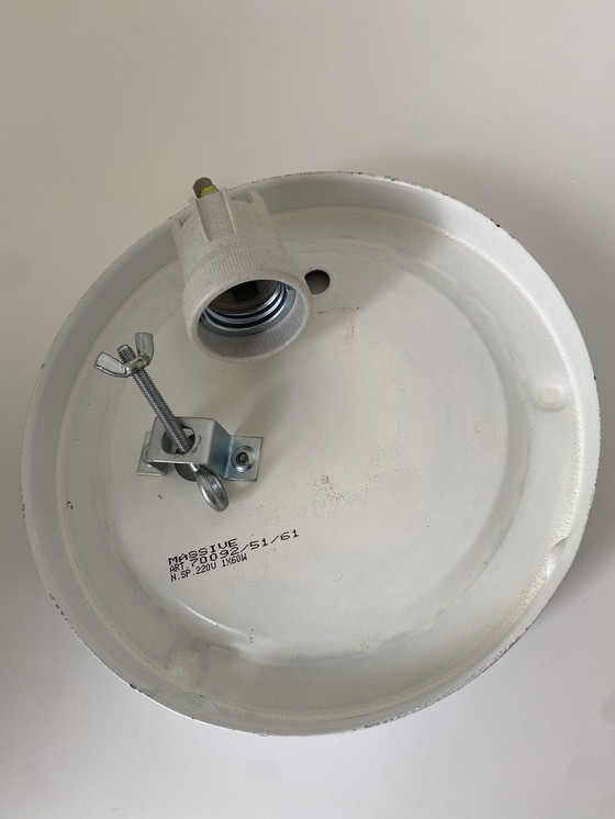 Image 1 of Vintage Opaline Glass Ceiling Lamp - Wall Lamp Massive - Opaline Glass '70s