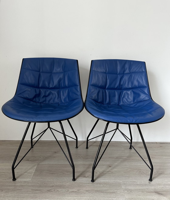 Image 1 of 4x sedie di design Italia Flow in MDF