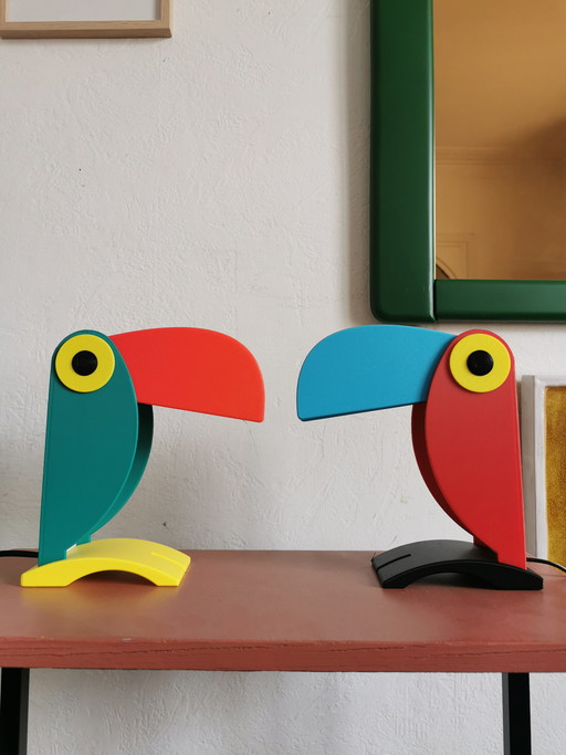 Nuova lampada a forma di tucano