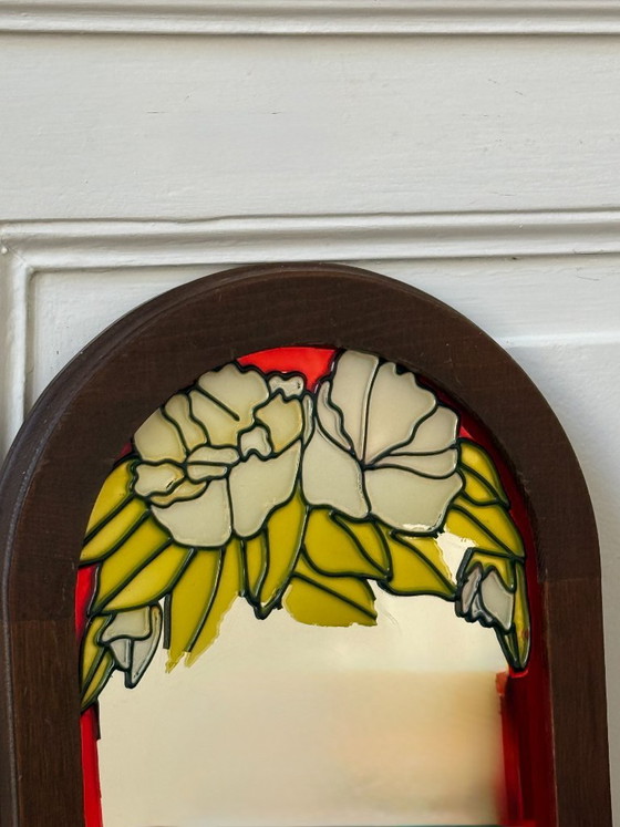 Kleine spiegel in Tiffany-stijl – Hout (photo 4 of 6)
