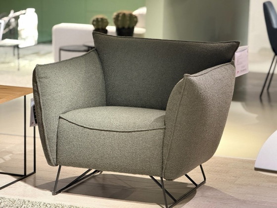My Home 3,5-Sitzer Sofa und Sessel, Jess Design, Stoff, Lammleder (Foto 6 von 8)