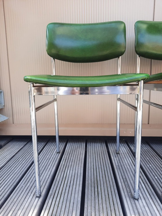 Image 1 of Set 4x sedie da pranzo vintage mcm