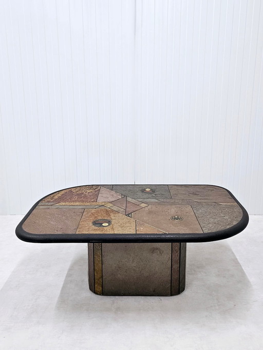 Brutalistische salontafel, Kingma's School