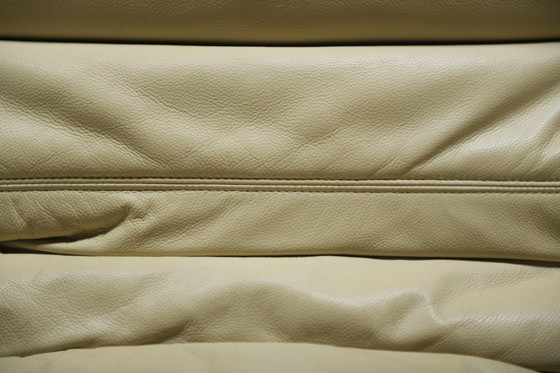 Image 1 of Originele Togo Medium Settee in beige leer 2007 - Michel Ducaroy - Ligne Roset