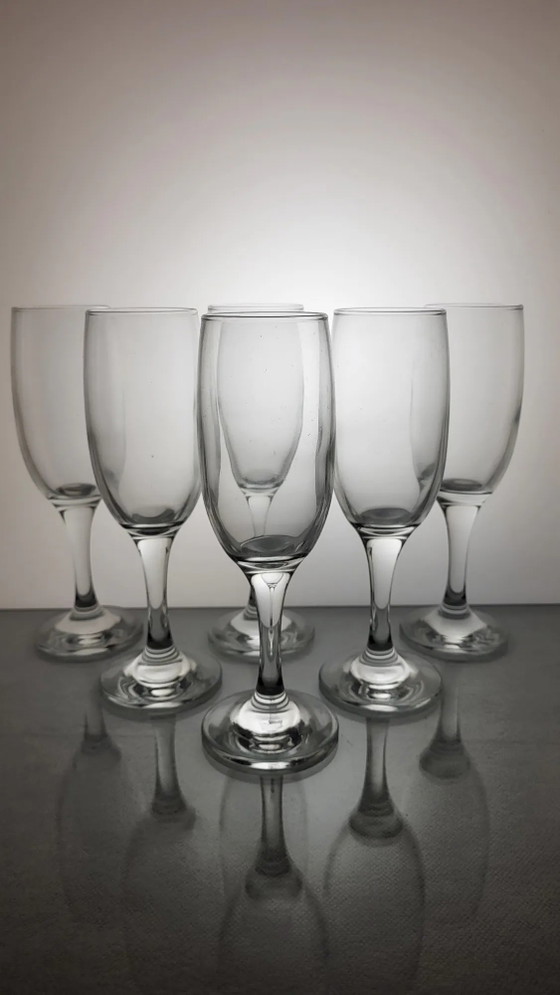 Set di 6 flûte in vetro – Bicchieri e caraffe, Crystal, Glass (photo 3 of 6)