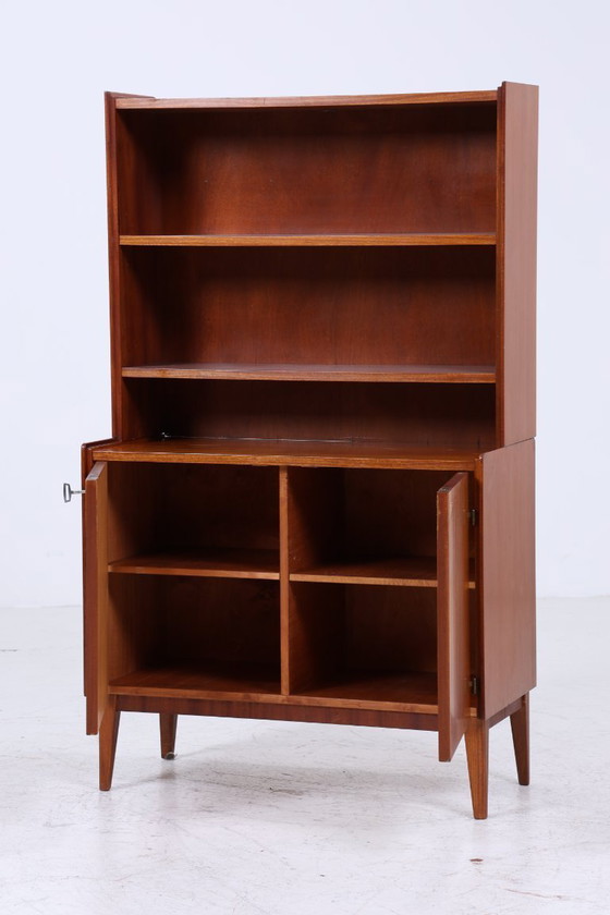 Image 1 of Libreria d'epoca anni '60 - scaffale di legno retrò del Mid Century #05-70