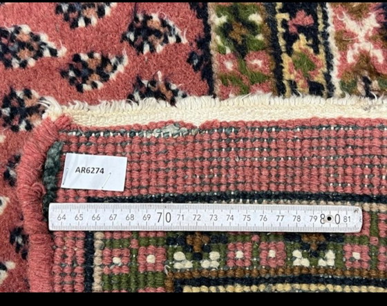 Image 1 of Preciosa alfombra oriental anudada a mano – Sarough Mir (Rosa Antigua / Paisley)