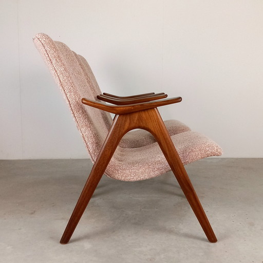 2x Louis Van Teeffelen Webe Fauteuil | Vintage Design Sixties