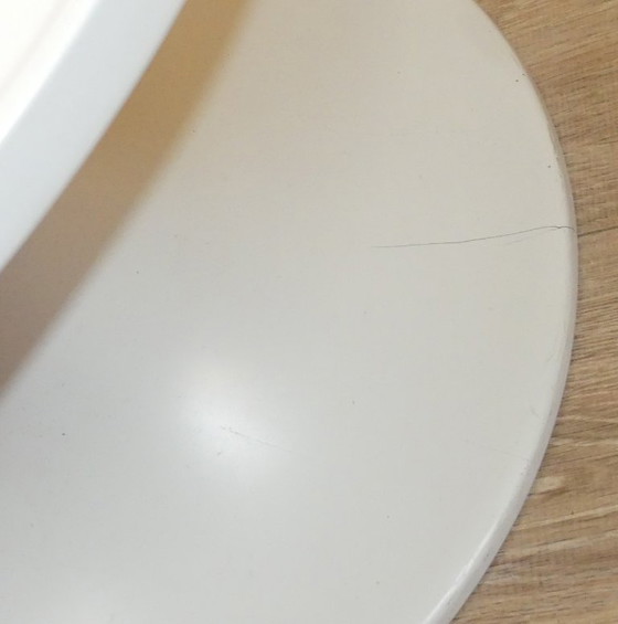 Image 1 of Table tulipe années 60-70, table club, table basse, 64/50 cm, table d'appoint, base tulipe, blanc, rétro, vintage, Häfele