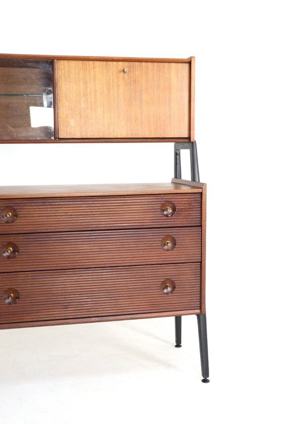 Image 1 of Nathan 2 piece cabinet vintage