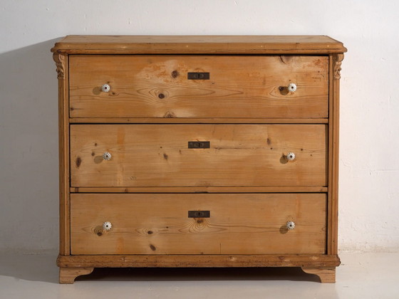 Large antique chest of drawers (c.1920) #38 (photo 34 of 40)