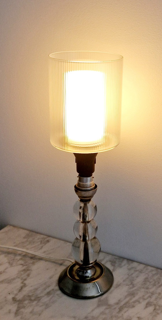 Image 1 of Lampada in stile Jacques Adnet degli anni &#39;50