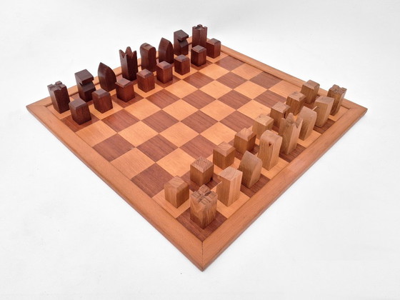 Abstract Design Chess Set – Decorative Objects, Wood (photo 3 of 10)