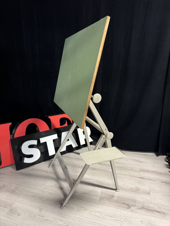 Image 1 of Industrial vintage Ahrend Circle Kramer retro Drafting Table