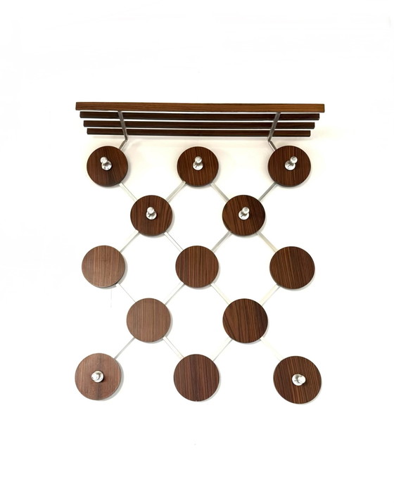 Image 1 of Appendiabiti da parete vintage XL in palissandro anni '60