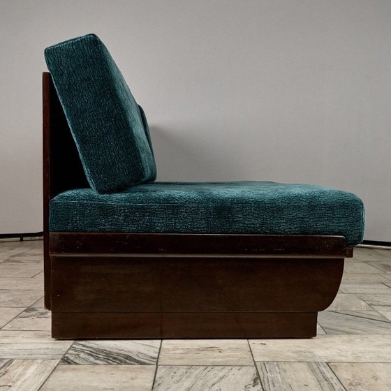 Image 1 of Art Déco slaapbank van Jindřich Halabala voor UP Závody, jaren 50, Tsjechoslowakije