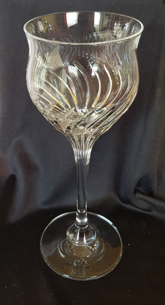 Image 1 of Verres à vin blanc cristal Vintage