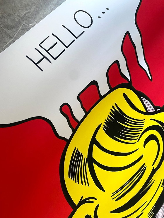 Image 1 of Cold Shoulder - Roy Lichtenstein, affiche Pop Art - 70 x 100 cm