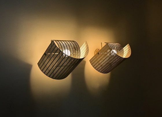 Image 1 of Shogun wandlampen van Mario Botta voor Artemide, jaren 80, set van 2