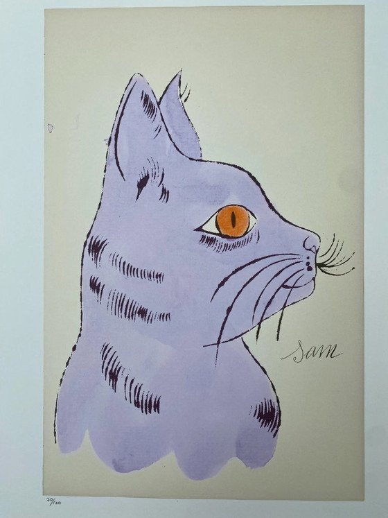 After Andy Warhol, Sam, 1980s, Lithograph – Lithographs & prints, Paper (photo 2 of 10)