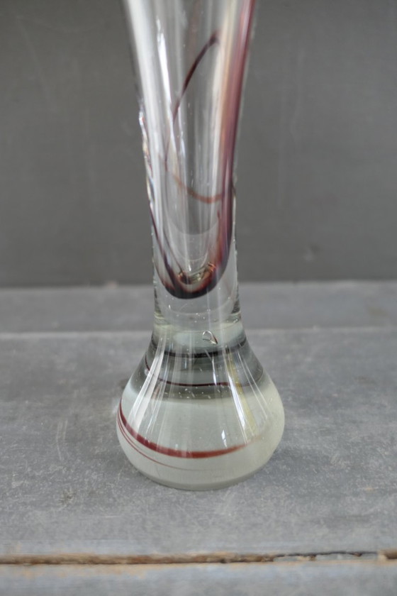 Image 1 of Vintage Splash vase Nanninga Glass Factory