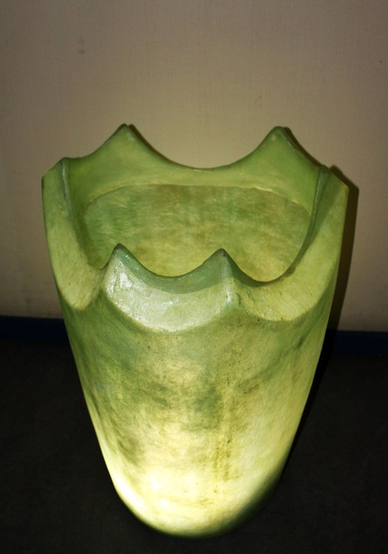 Image 1 of Page 1 Set of 3 giant sculptural vases – Fiberglass – Unique piece