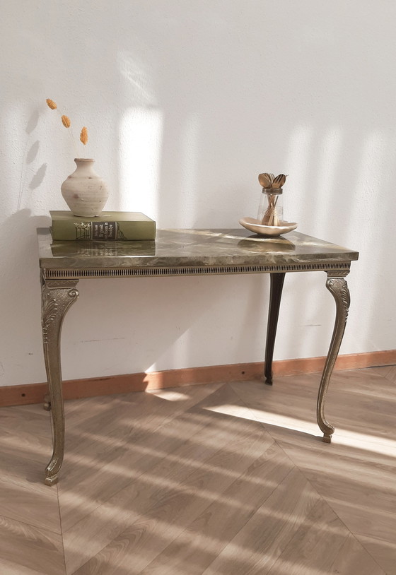 Image 1 of French onyx table