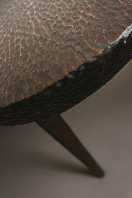 Image 1 of SIDE TABLE OR STOOL IN THE STYLE OF THE MAROLLES WORKSHOPS, 1950